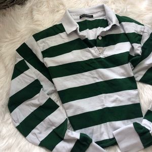 Brandy Melville Rugby Crop Top